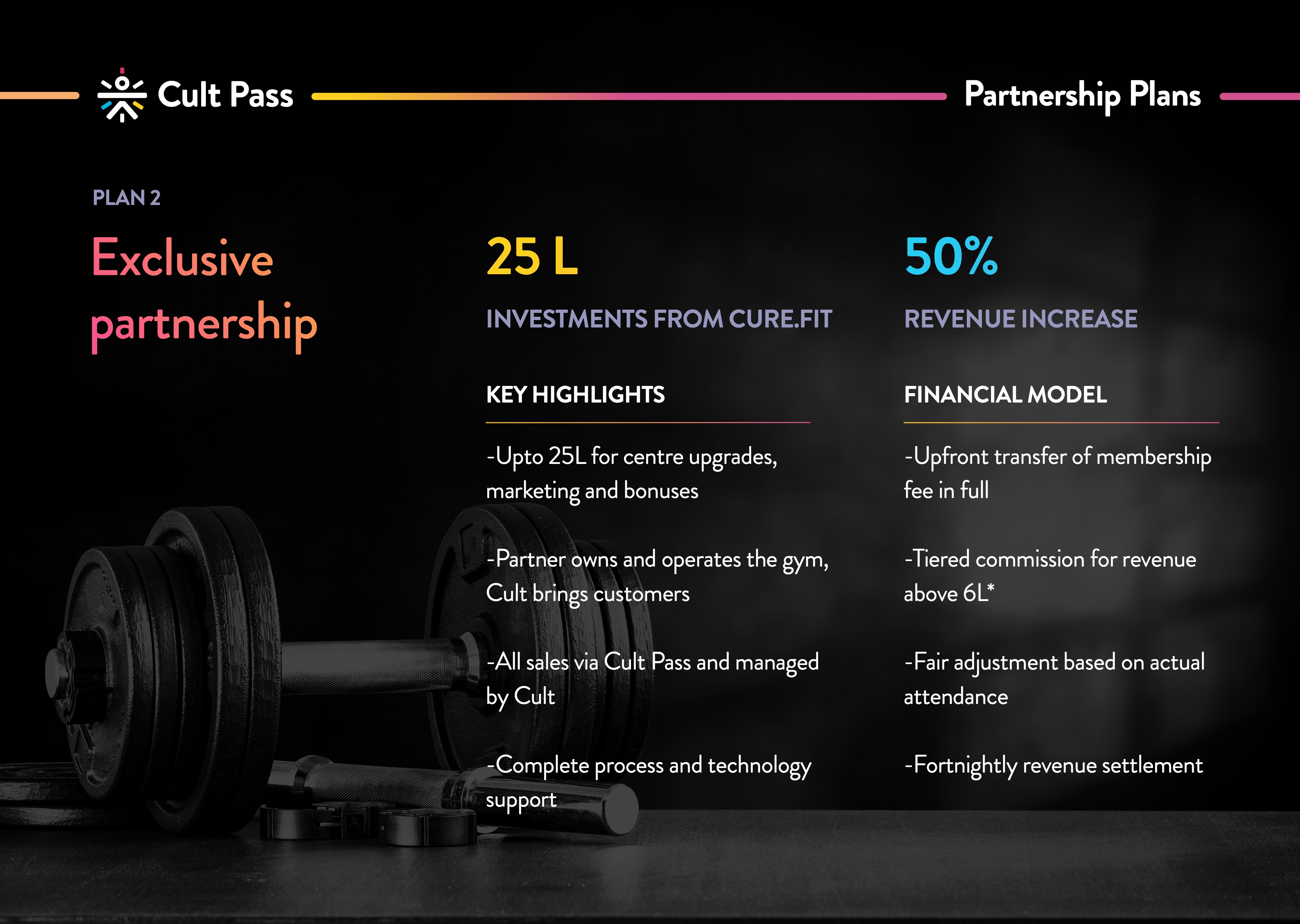 cult fitness fee structure