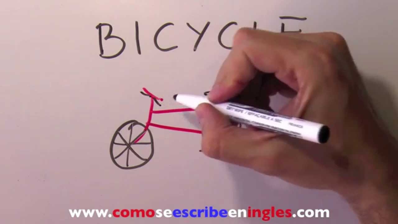 cómo se dice montar en bicicleta en inglés