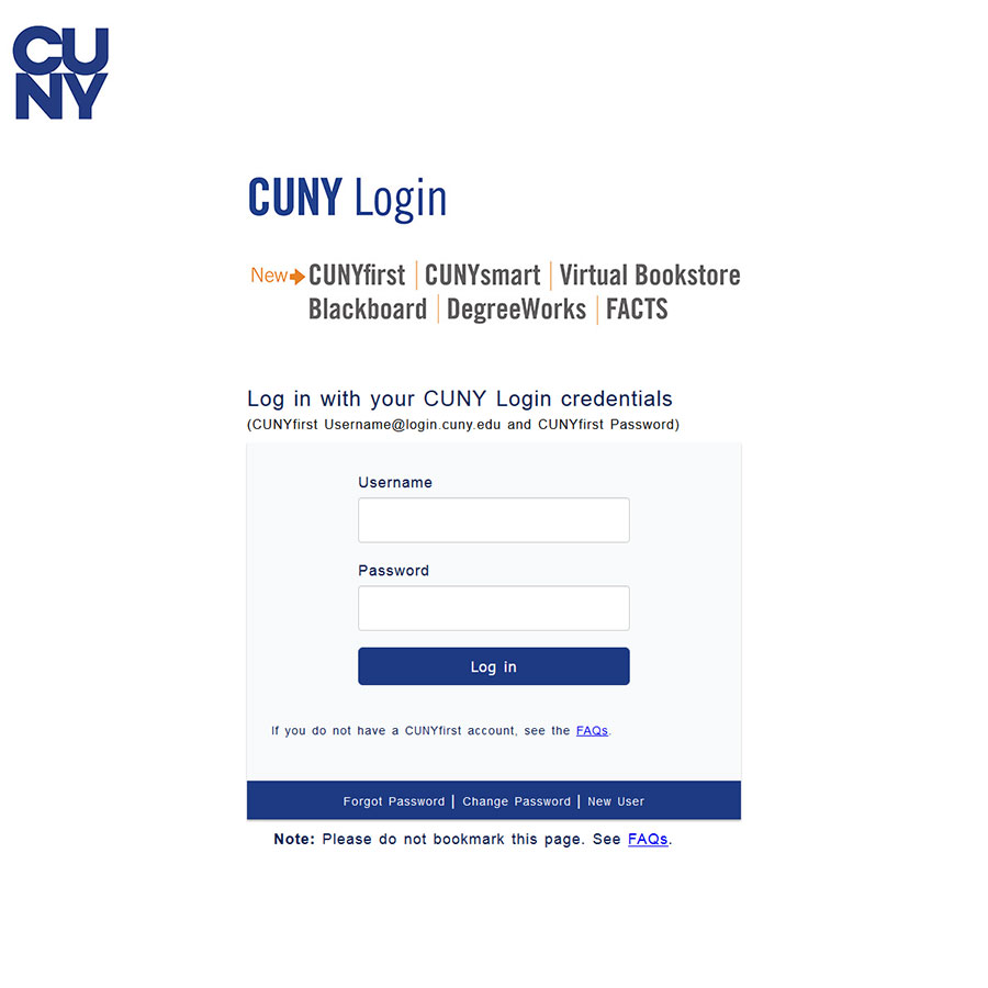 cunyfirst log in