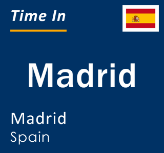 current time madrid