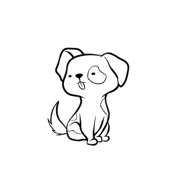 cute dog drawing images