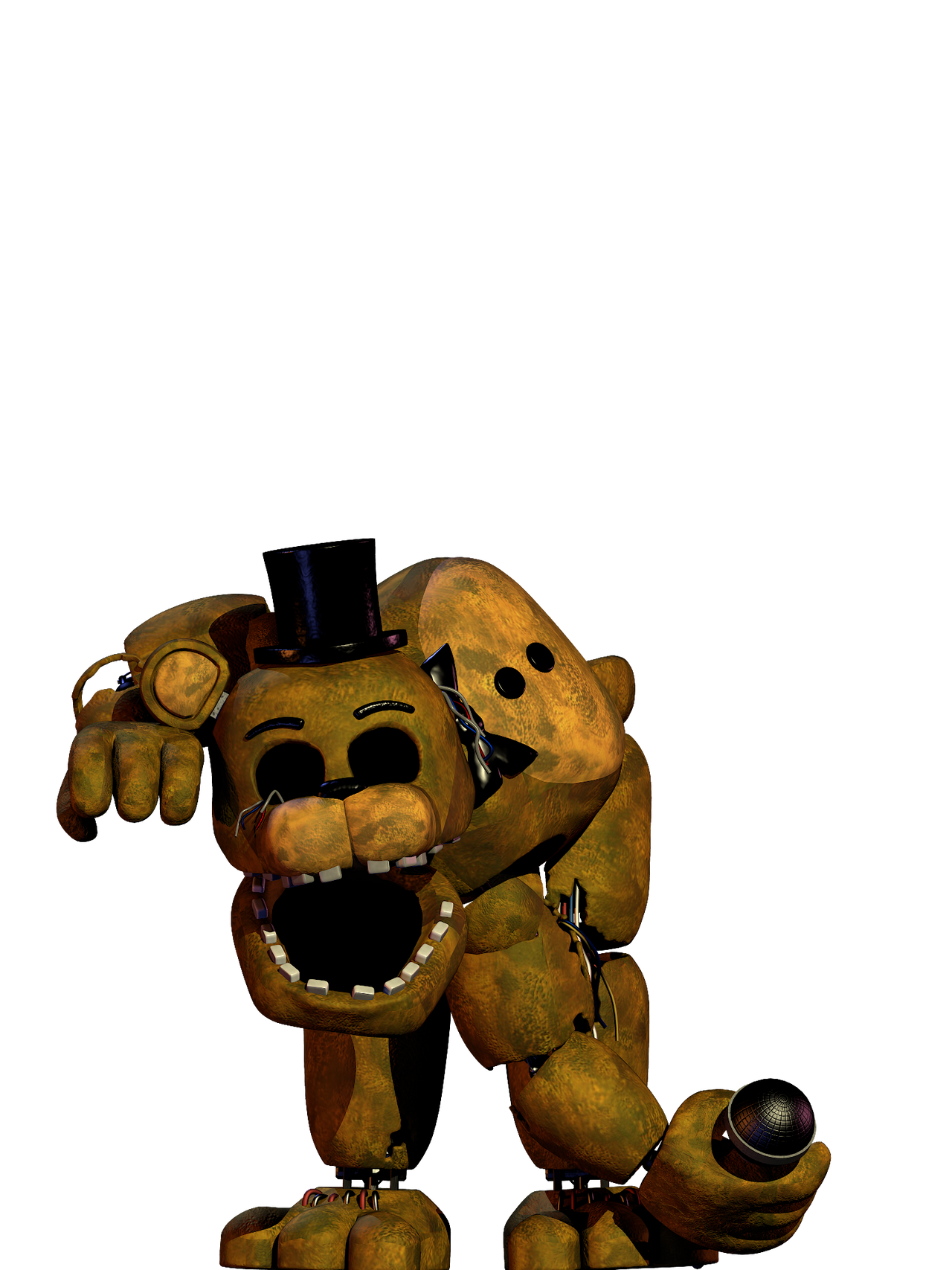 whitered golden freddy