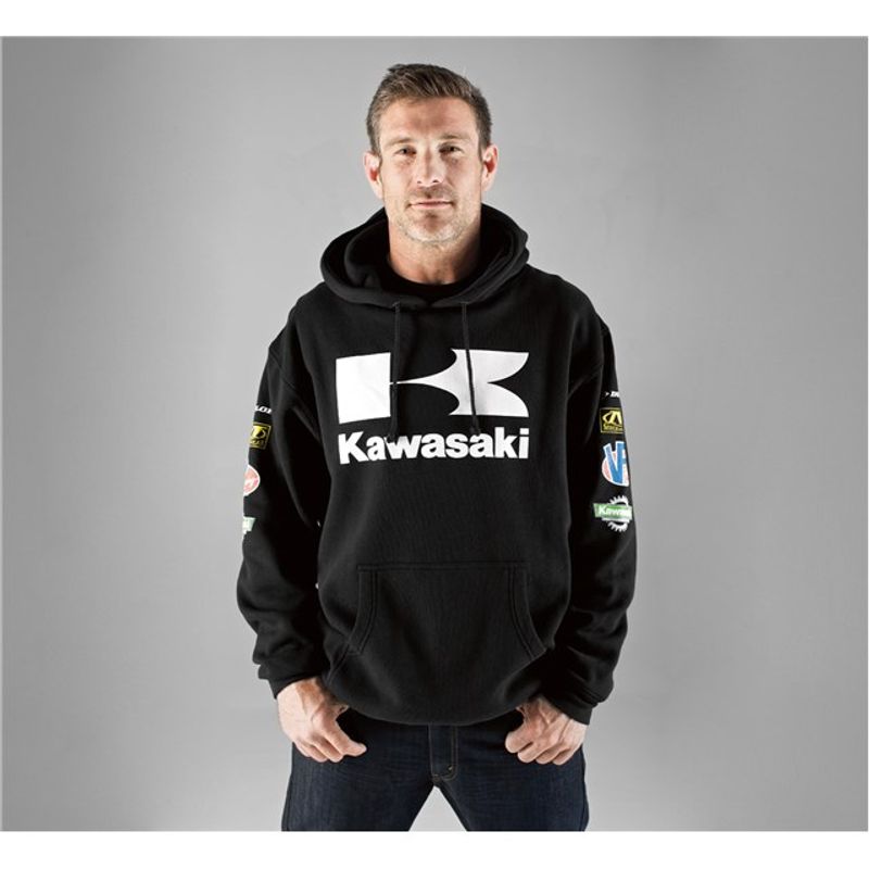 kawasaki hooded sweatshirt