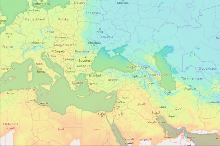 openweathermap map