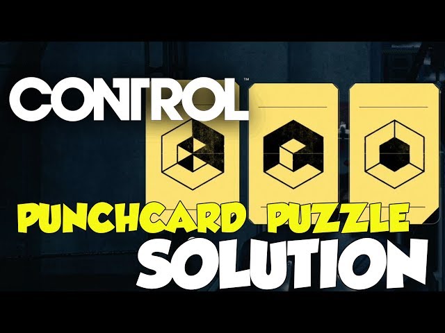 control punch cards puzzle