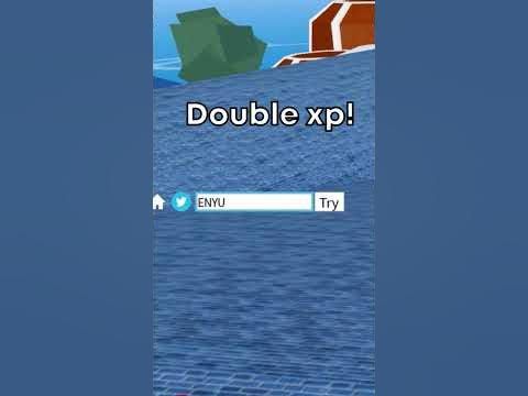 double xp code blox fruits