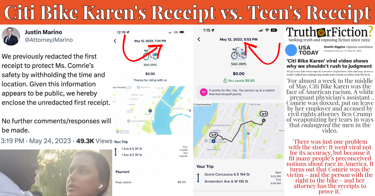 citibike karen receipts