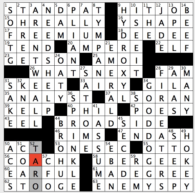 closely follow crossword clue