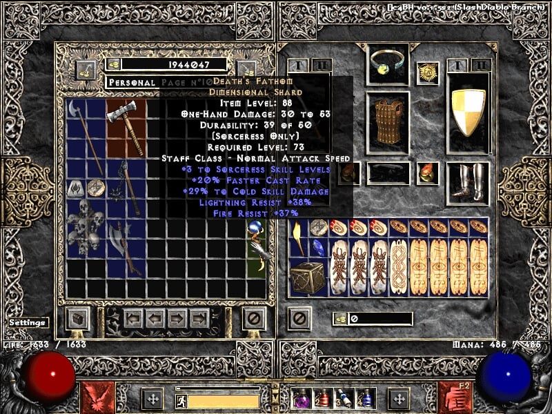 d2r lightning sorc build