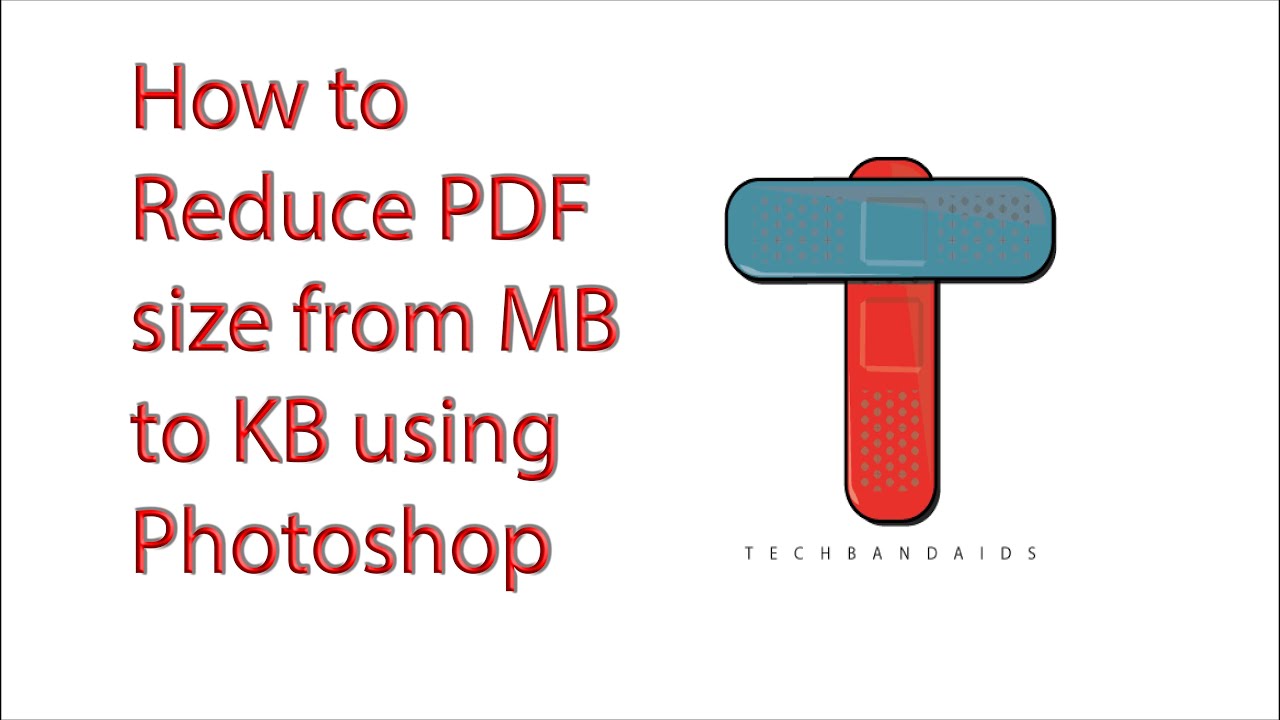 how to reduce pdf file size photoshop