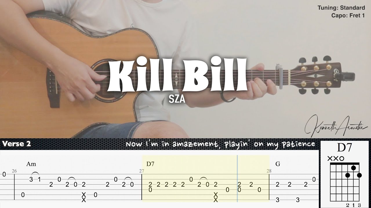 sza guitar chords