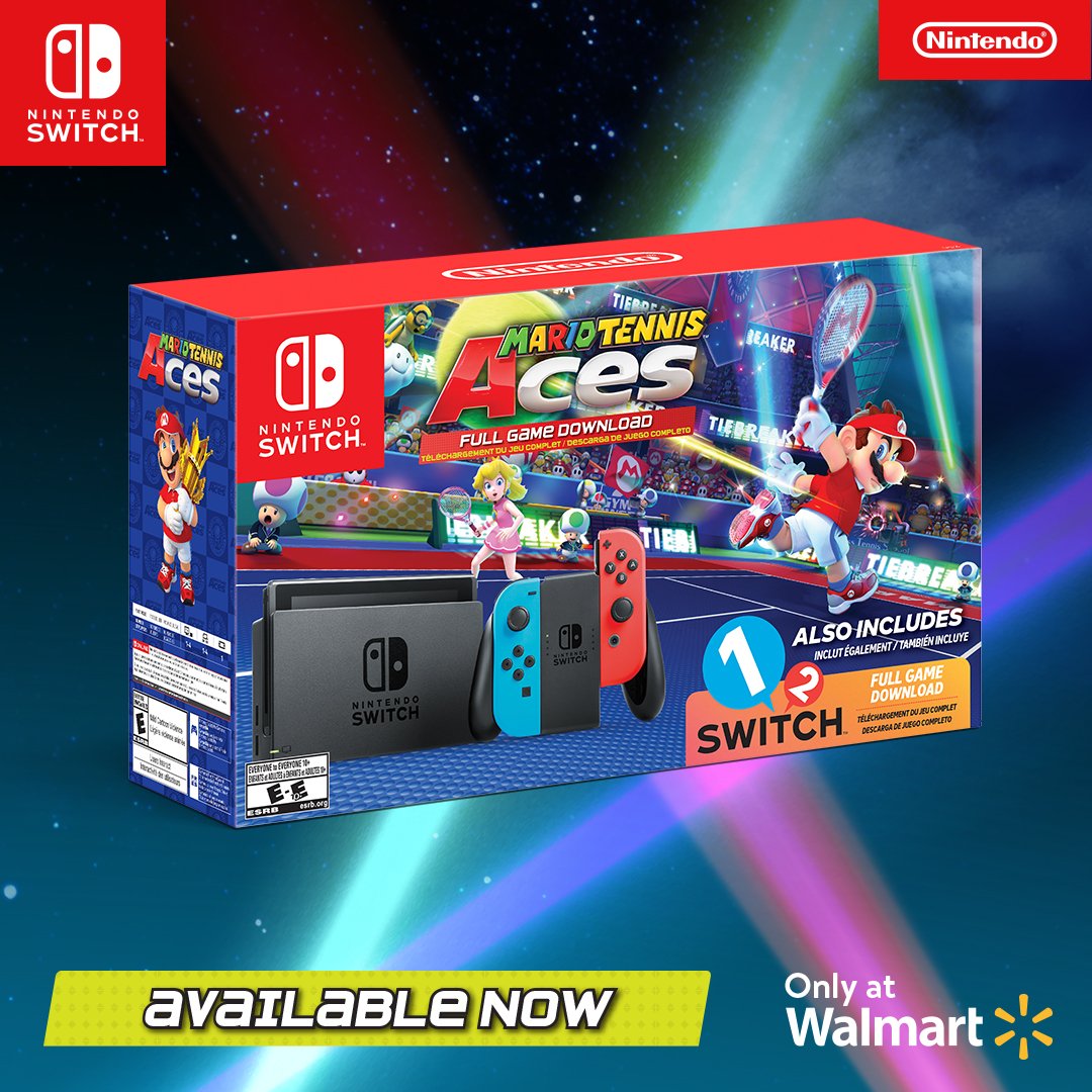 nintendo switch mario tennis aces bundle