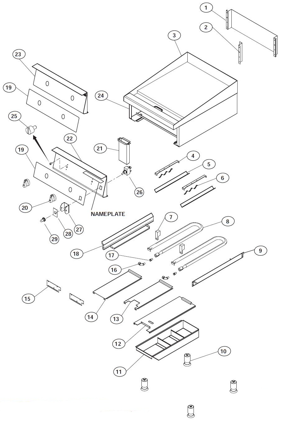 star griddle parts