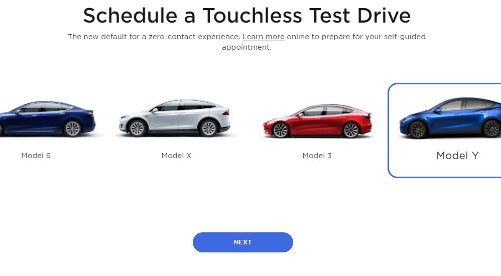 tesla canada test drive