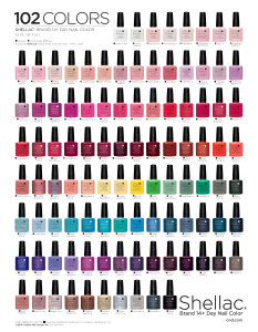 cnd shellac chart