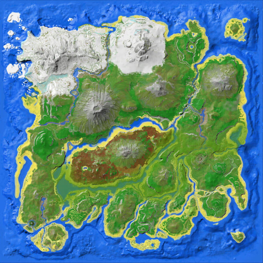 ark the island map