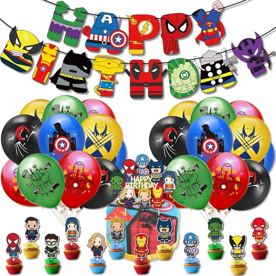 superhero partyware