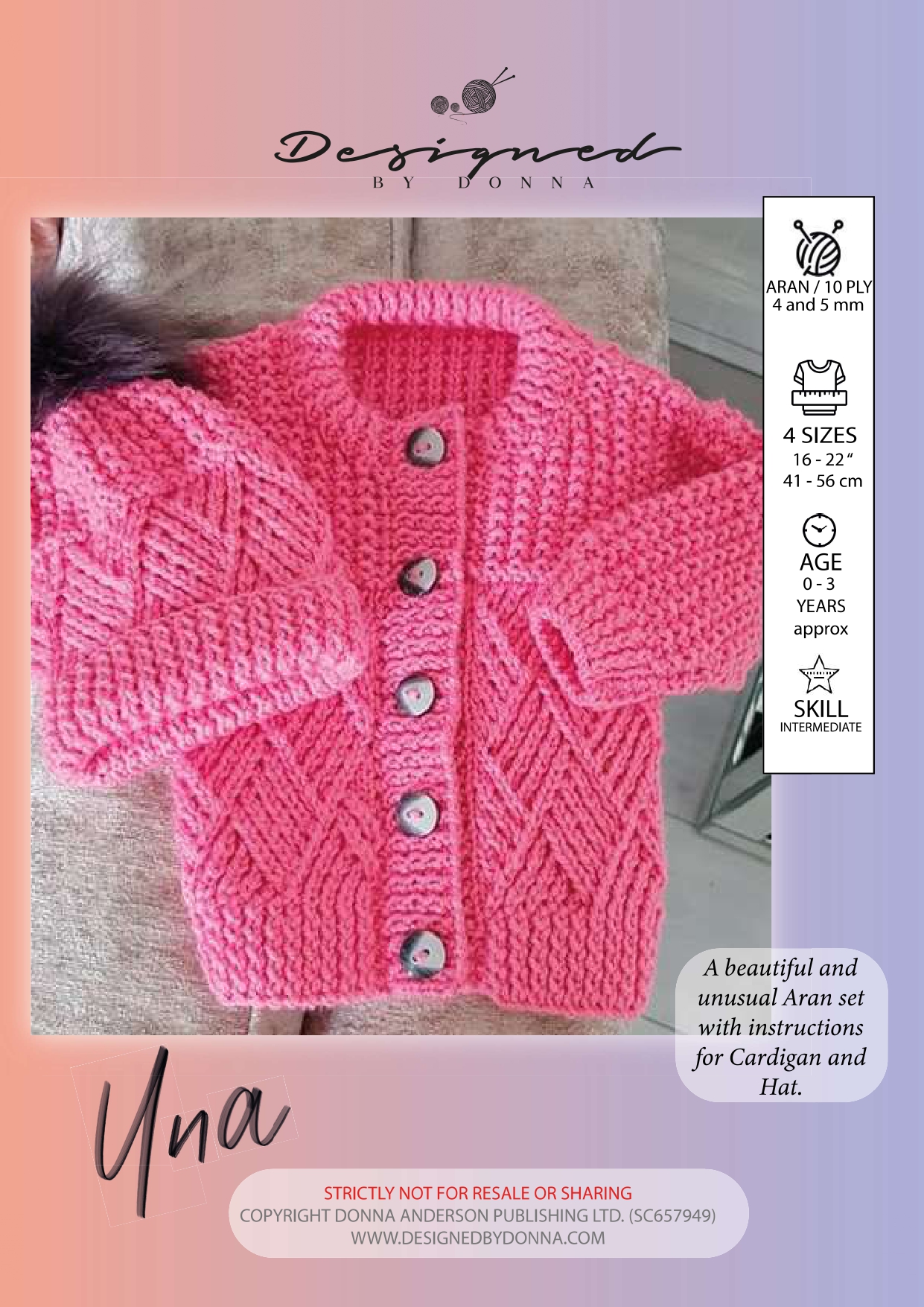 designs by donna knitting patterns