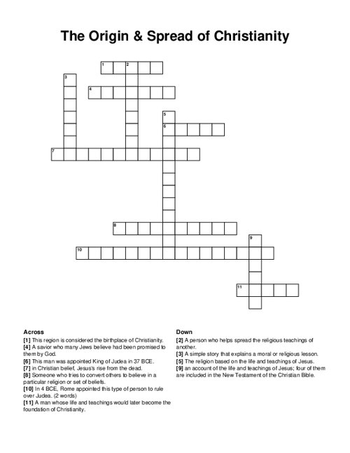 origin crossword puzzle clue