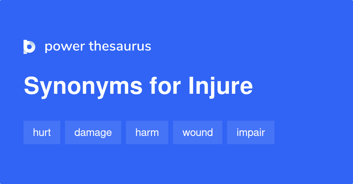 injure synonym