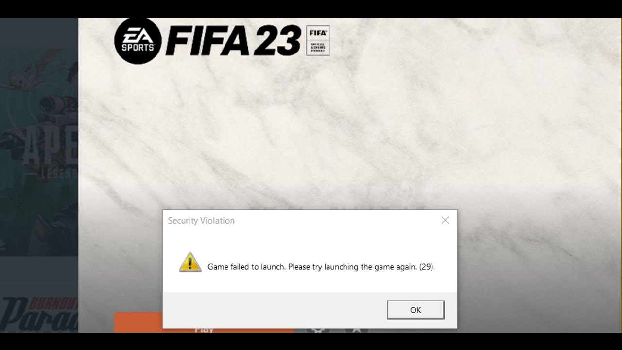 a corrupted origin or ea app installation has been detected