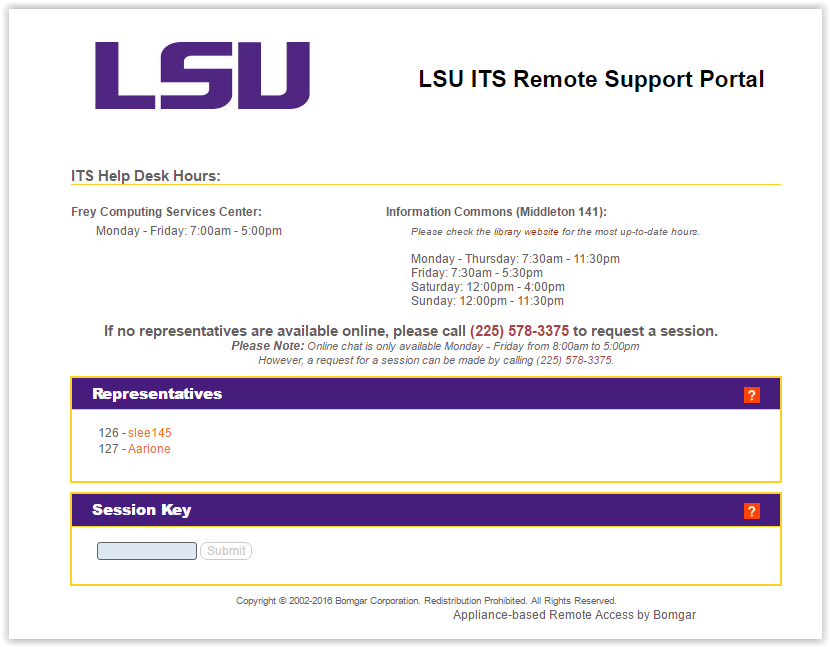 lsu help desk