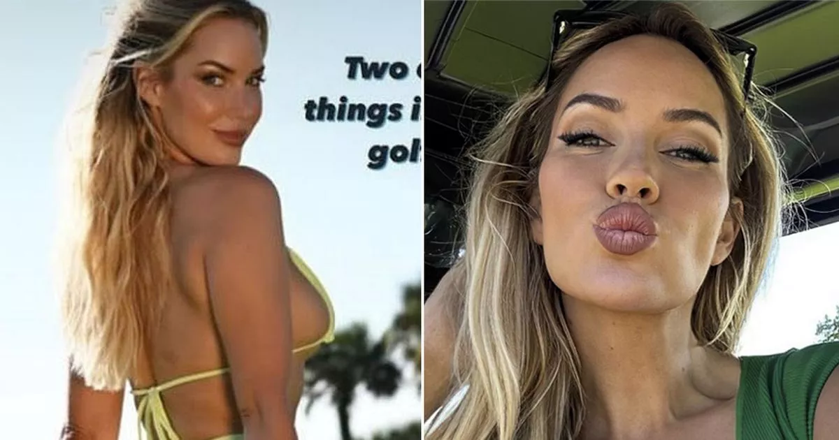 paige spiranac thong