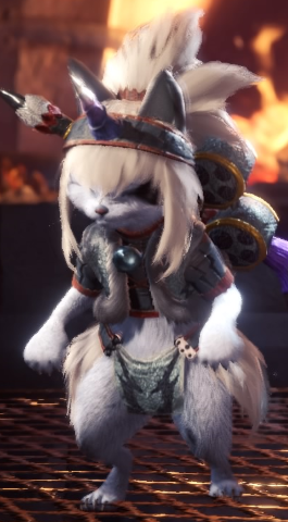 monster hunter felyne armor