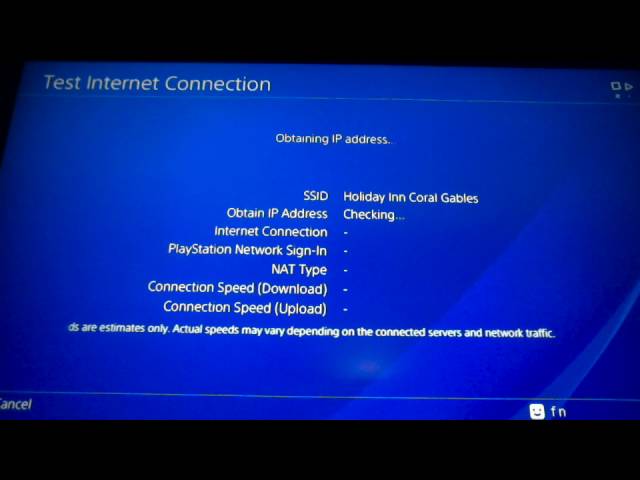 how to connect hotel wifi to ps4