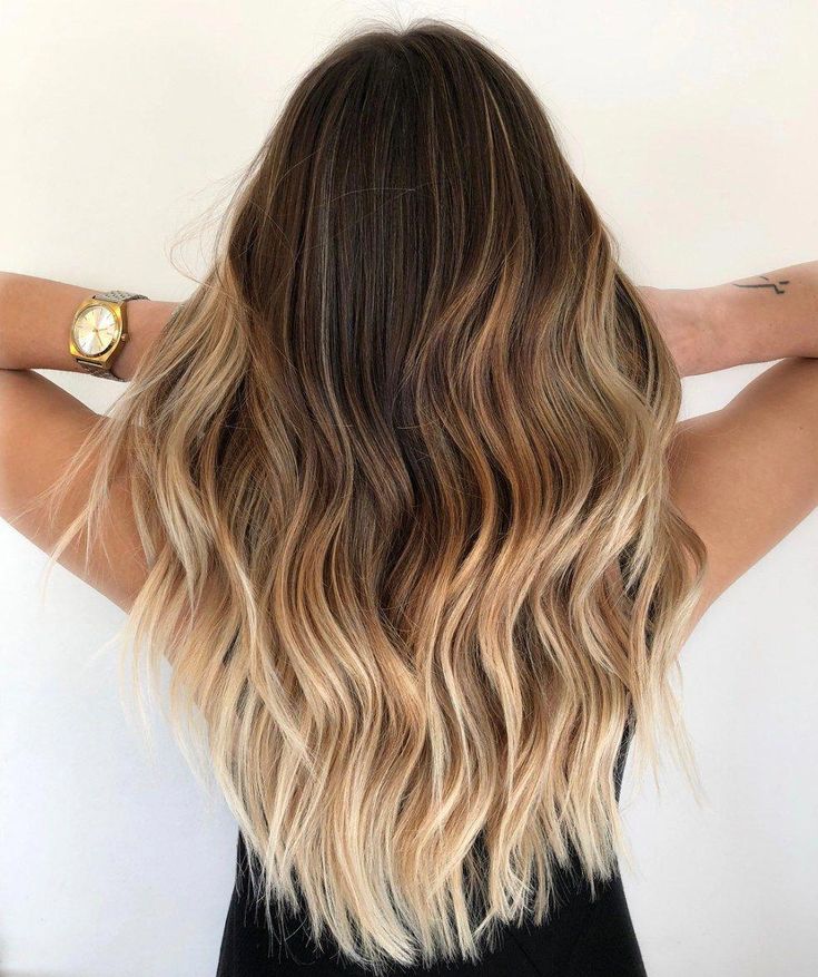 ombre hair blonde brown