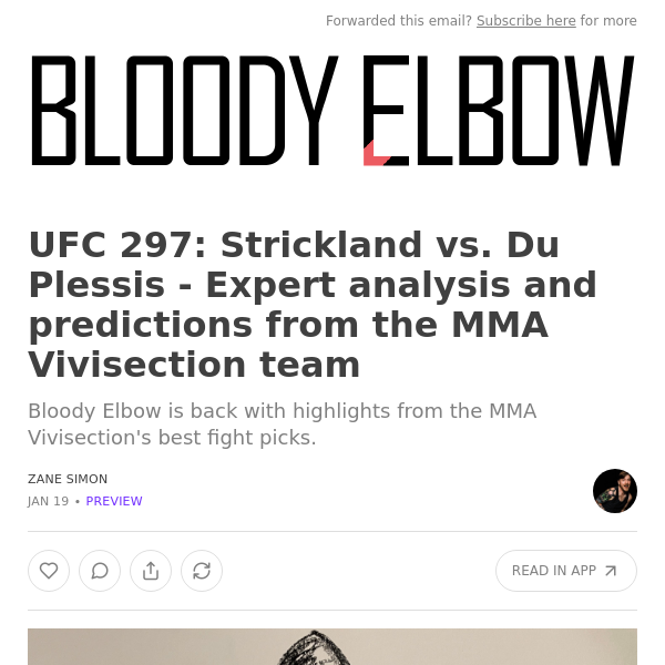 bloody elbow predictions