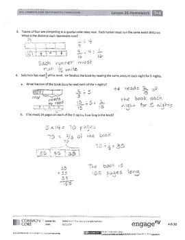 lesson 26 homework answer key