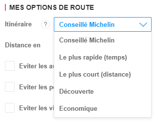 itineraire michelin gratuit