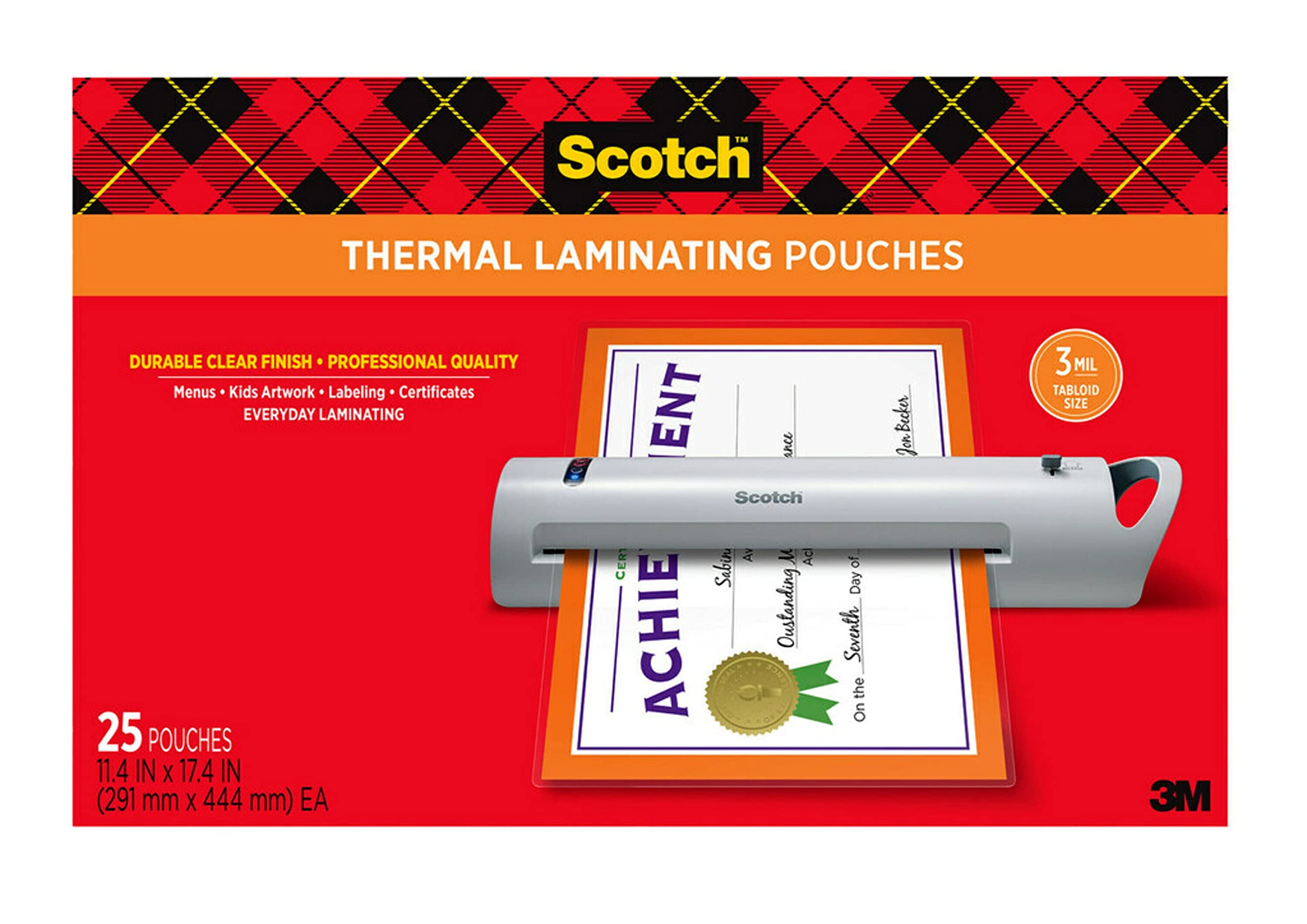 scotch laminating pouches