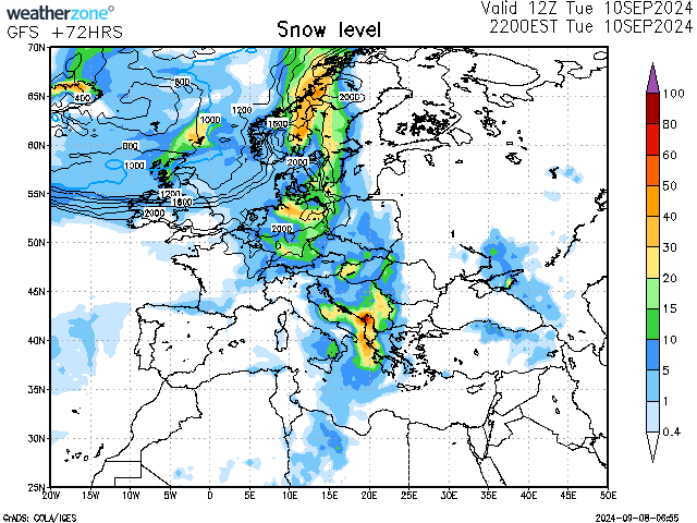 europe weather 7 day forecast