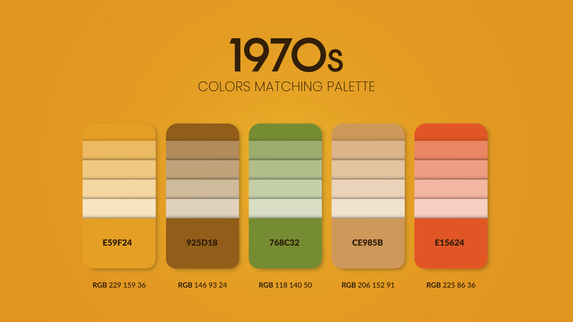 1970s color palette