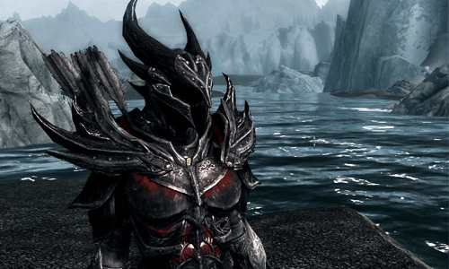 daedric armour skyrim