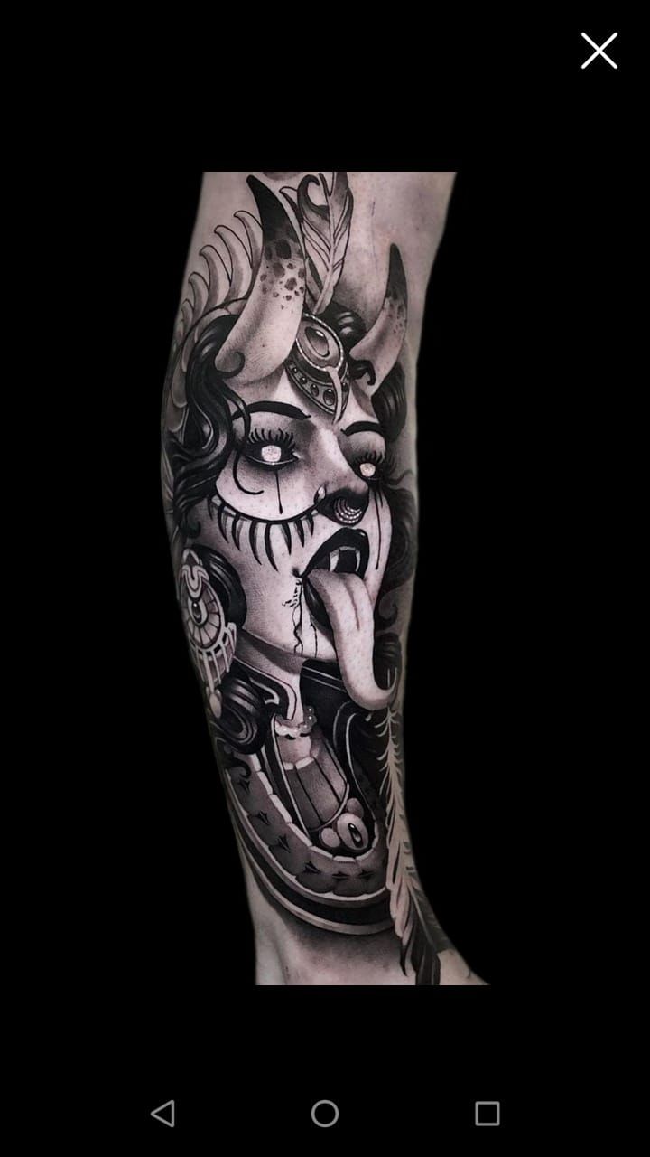 dark evil tattoos