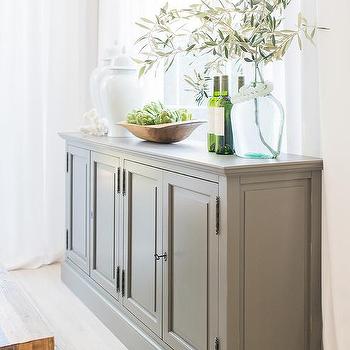 dark gray sideboard