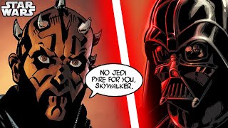 darth maul vs vader