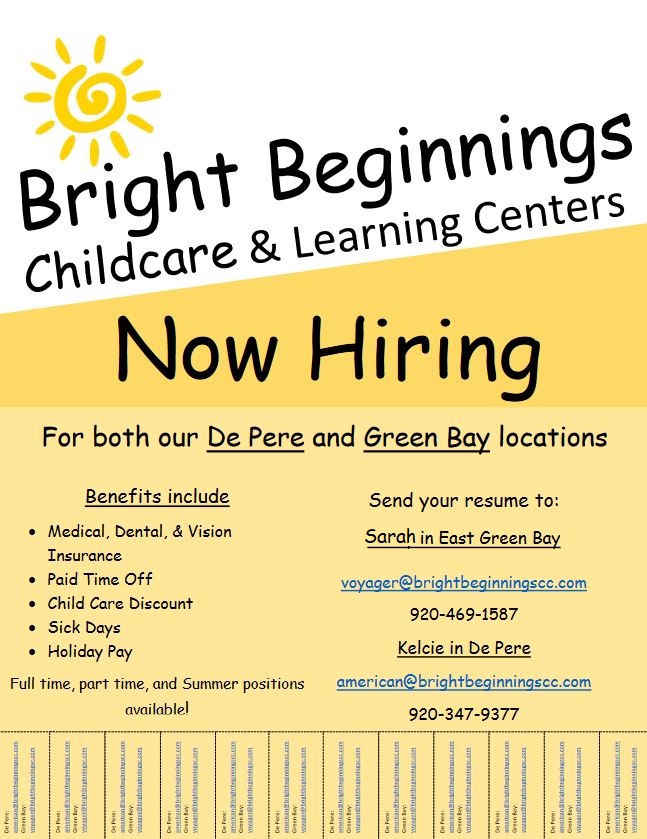 daycare job near me