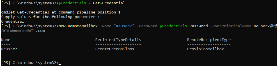 enable remotemailbox