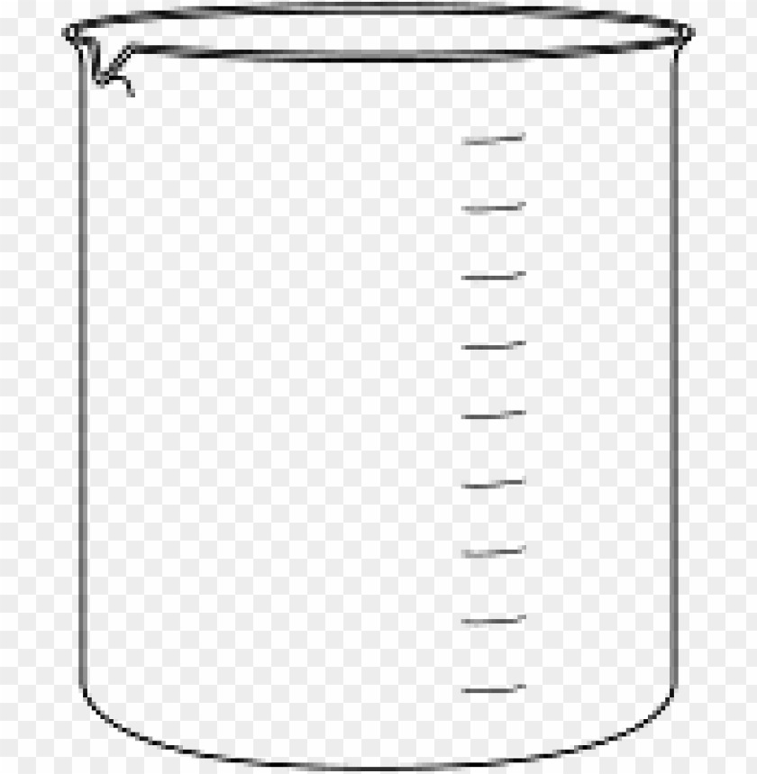 empty beaker clipart