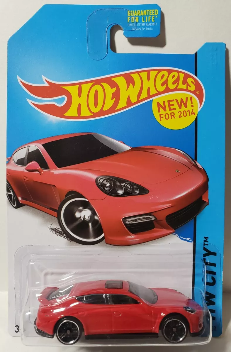 hot wheels porsche panamera red