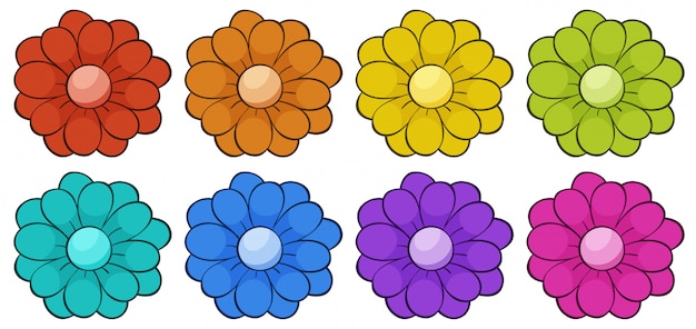 simple flower clipart free