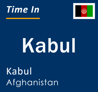 local time kabul afghanistan