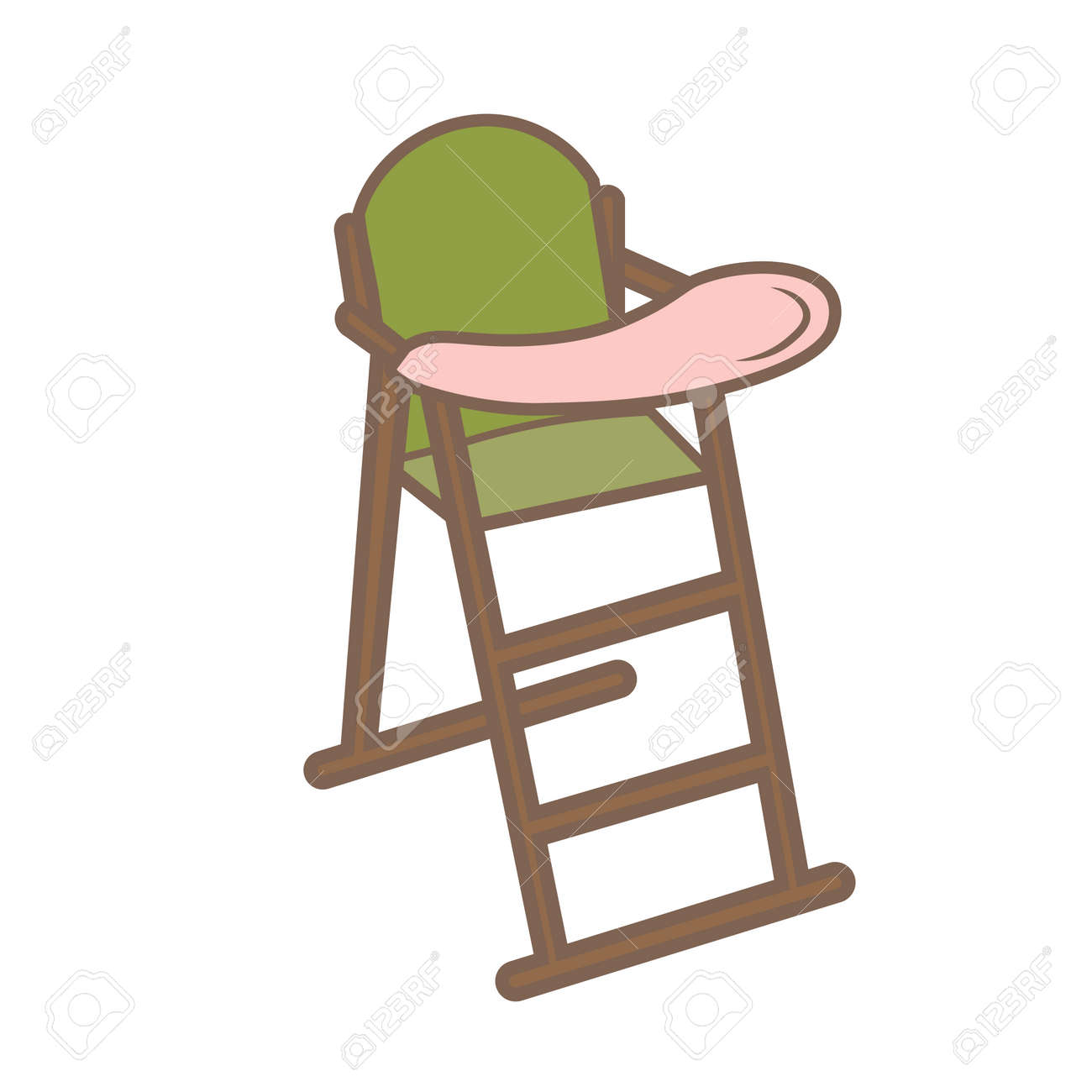 high chair cartoon