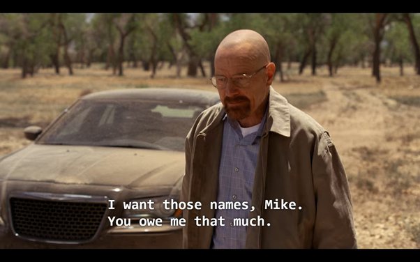 why did walter white kill mike