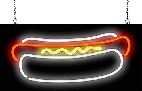 hot dog neon