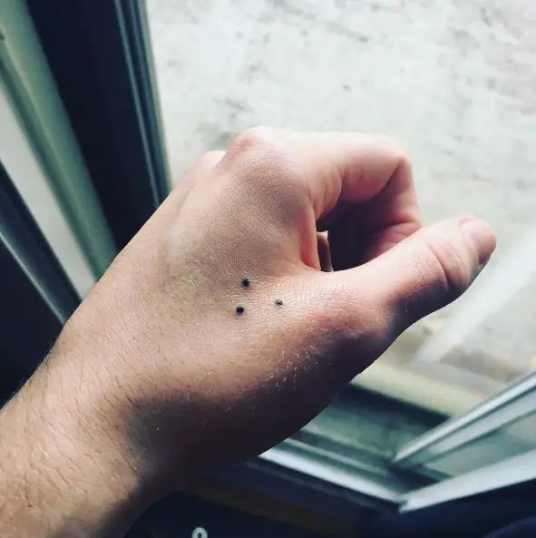 meaning 3 dots tattoo